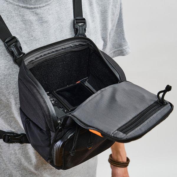 Mystery Ranch Dslr Chest Rig Camera Carry Bag, 3l Black