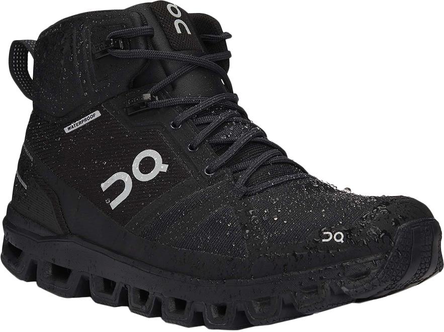 On Cloudrock Waterproof Women's Hiking Boots, UK 4 Black