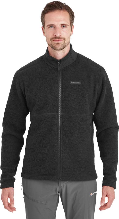 Montane Adult Unisex Chonos Men's Full-Zip Fleece Jacket, Xl Black