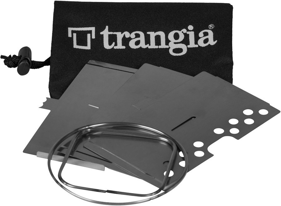 Trangia Triangle Ultralight Stove Mount & Windshield, Silver