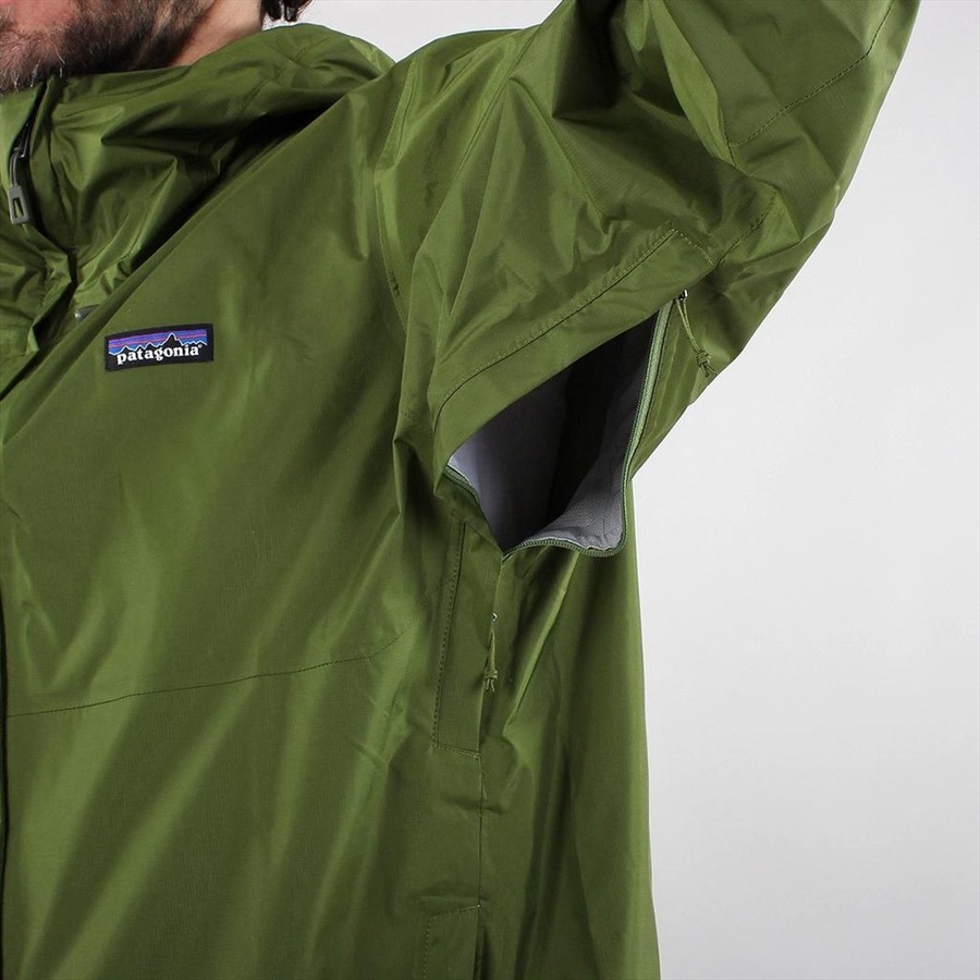 patagonia torrentshell jacket micro green