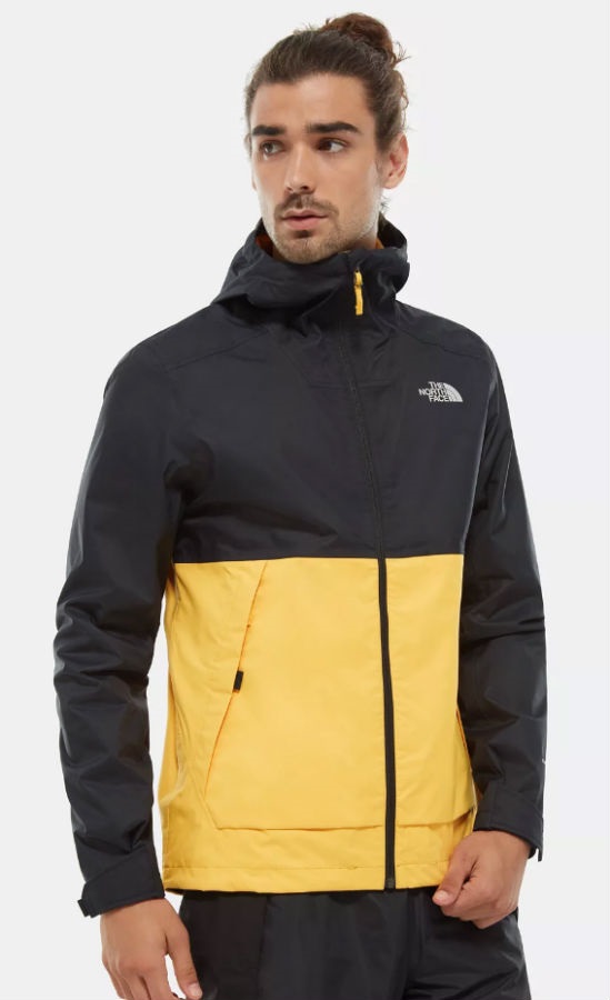 the north face millerton jacket yellow