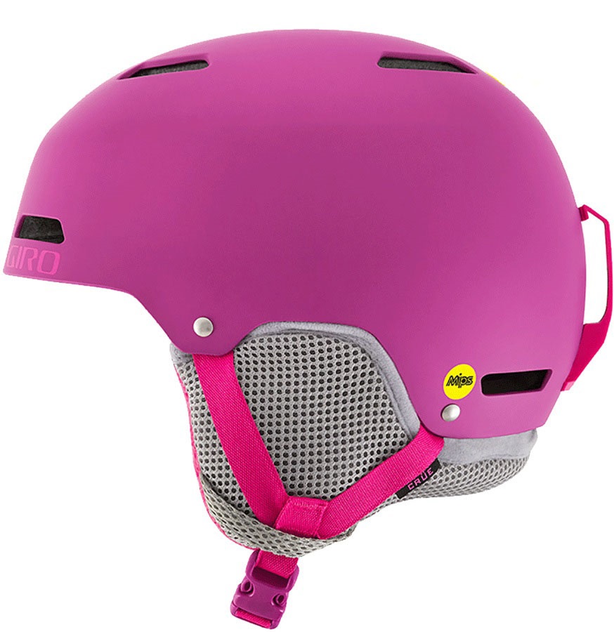 Giro Crue MIPS Kids Ski/Snowboard Helmet, M Matte Bright Pink