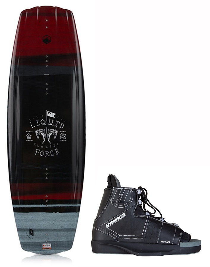 Liquid Force Classic Method Wakeboard Package, 138 UK 14 Black