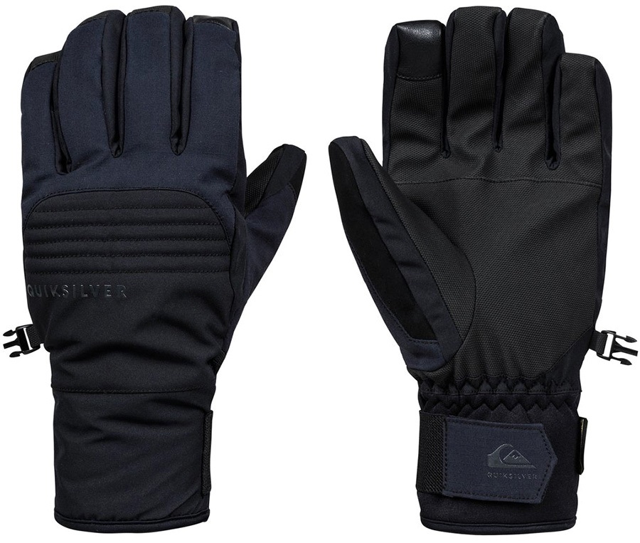 Quiksilver Hill GoreTex Ski/Snowboard Gloves, S Black