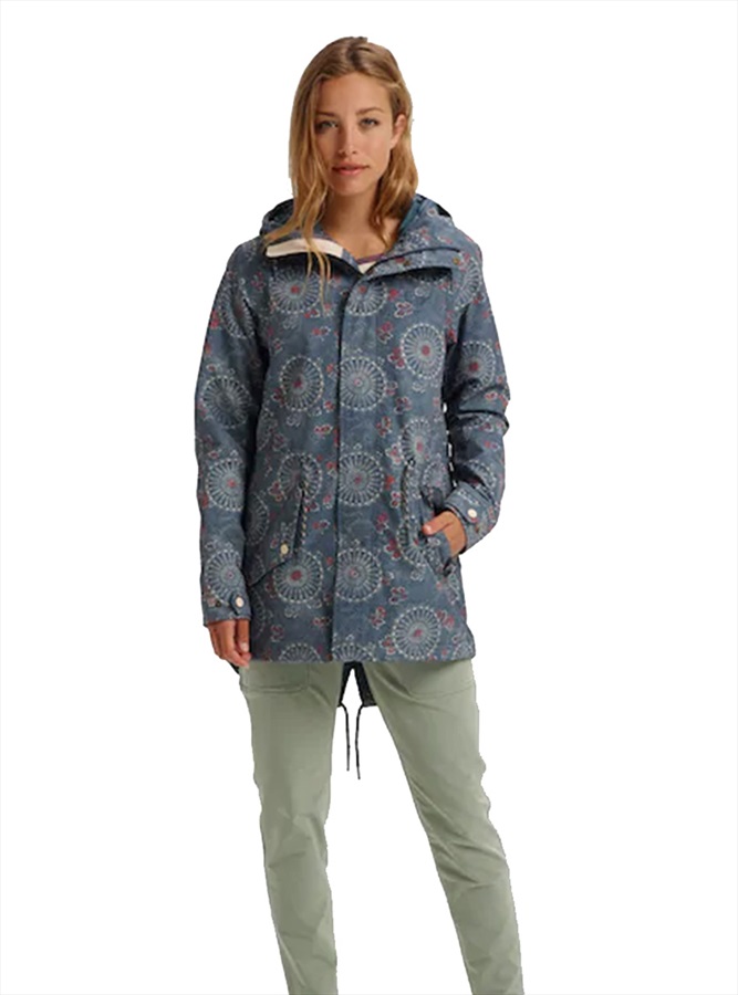 Burton Sadie Women's Waterproof Shell Jacket, XS Domo Print