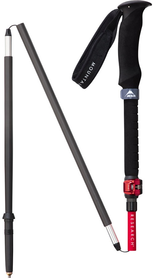 msr dynalock ascent carbon backcountry poles pair
