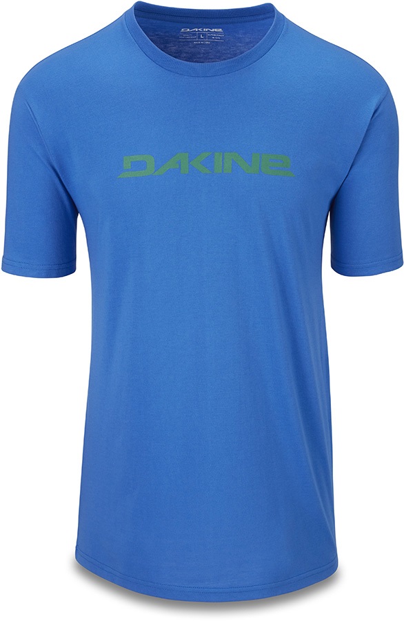 Dakine DA Rail Short Sleeve Casual Cotton T-Shirt, L Cobalt Blue