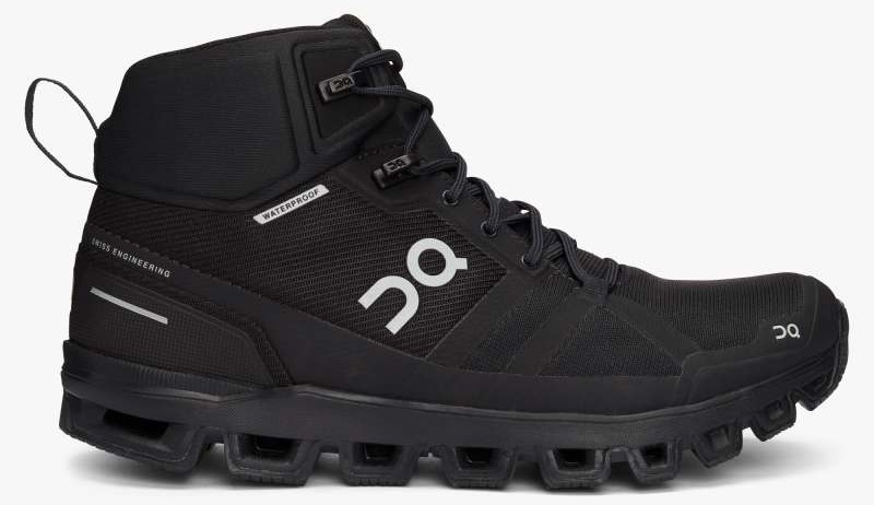 black waterproof walking shoes