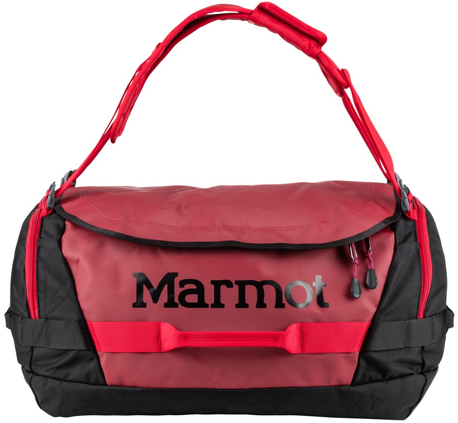 Marmot Long Hauler Duffel Travel Bag 50L, Brick / Black