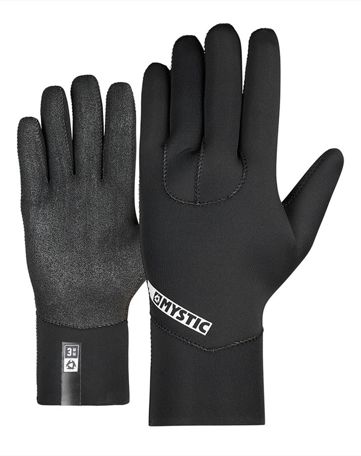 Mystic Star 3mm 5 Finger Wetsuit Gloves, M Black 2022