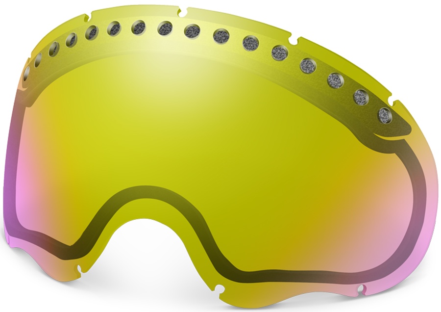 Oakley A Frame Snowboard/Ski Goggles Spare Lens, One Size, H.I. Yellow