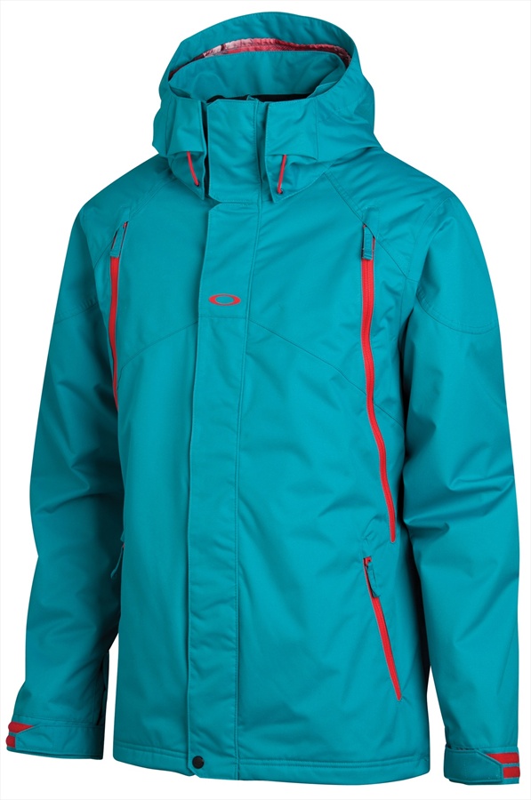 Oakley Goods Jacket Snowboard / Ski Jacket, M, Aurora Blue
