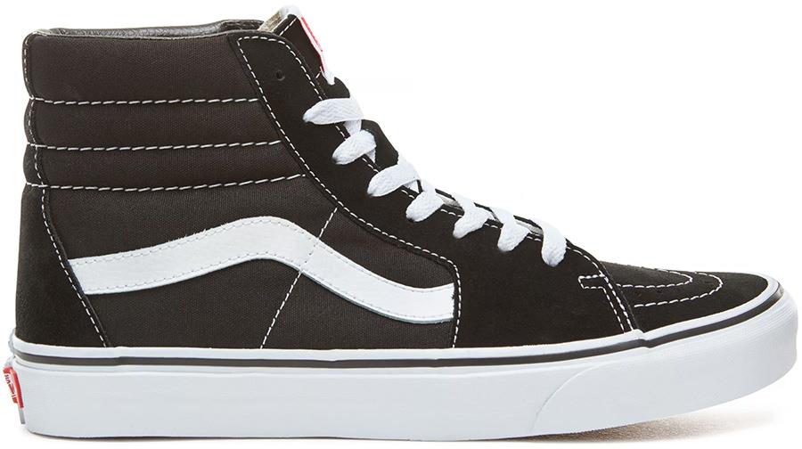 black and white vans 5.5