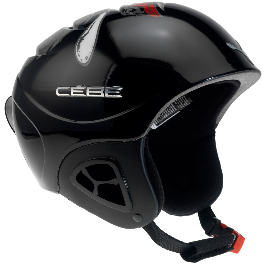 Cebe Pluma Kid's Ski/Snowboard Helmet, L, Black Skull