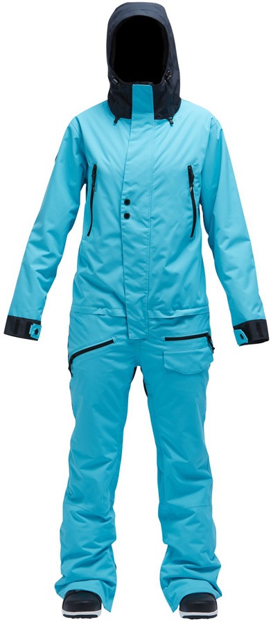 Airblaster Freedom Women's Ski/Snowboard One Piece Suit, S GNU Blue