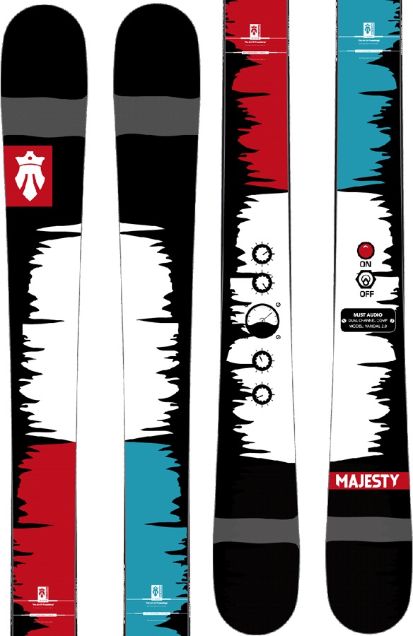 Majesty Vandal 2.0 Skis, 175cm, Multi, Ski Only, 2017