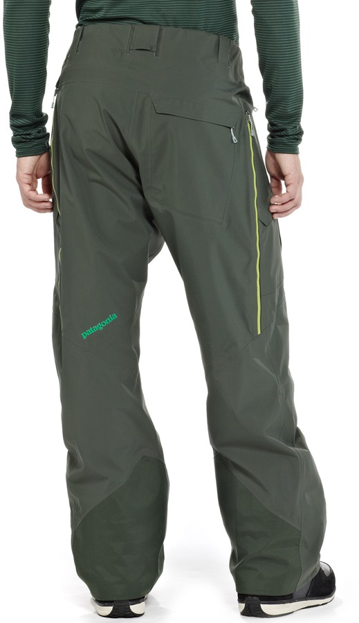 Patagonia Untracked GoreTex Pro Ski/Snowboard Pants, L, Smoked Green