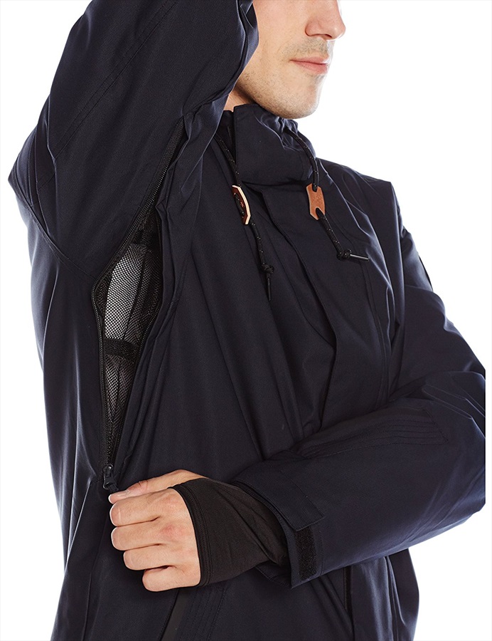 DC Haven Ski/Snowboard Jacket, L, Black