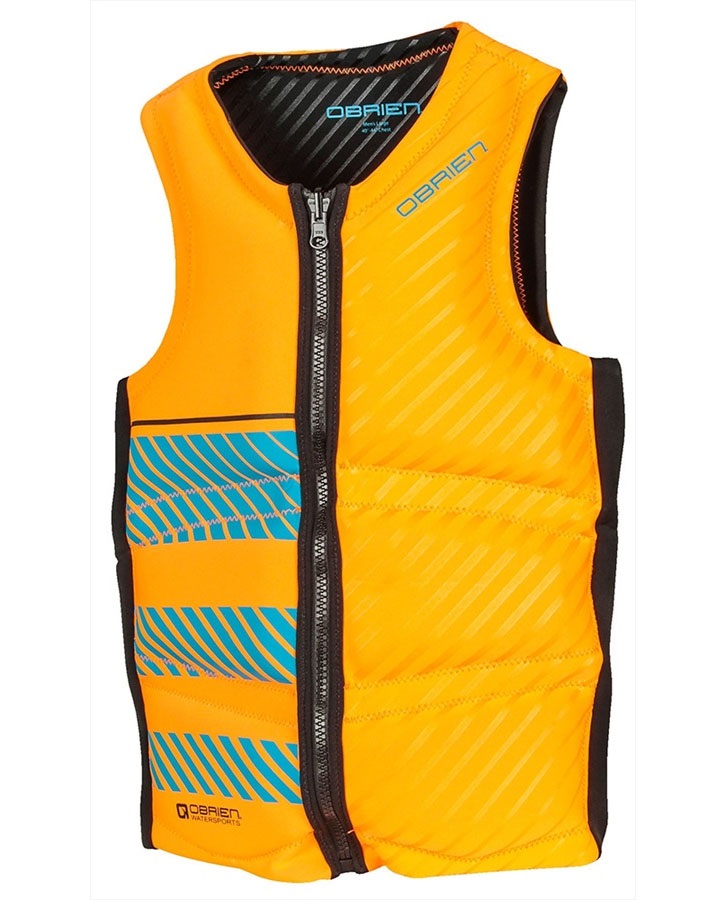 O'Brien Pro Series Wake Wakeboard Impact Vest, S Orange