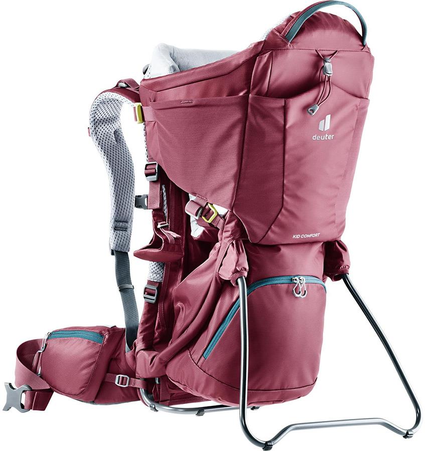Deuter Kid Comfort Child Carrier Backpack, Adjustable Maron