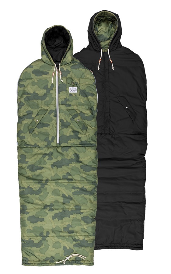 Poler Reversible Napsack Jacket Sleeping Bag Xl Camo Black