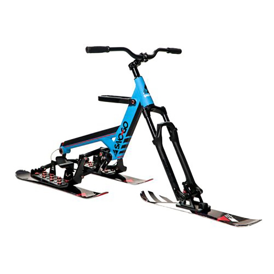Sno-Go Ski Bike Downhill Snow Bike / Skibob, One Size Fits All Blue