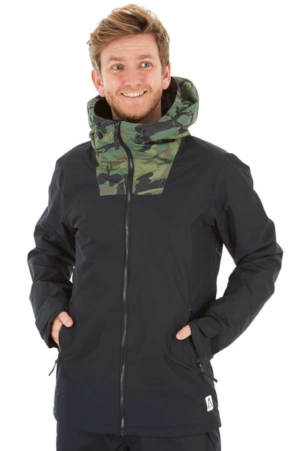 Wearcolour Block Ski/Snowboard Jacket M Black Camo