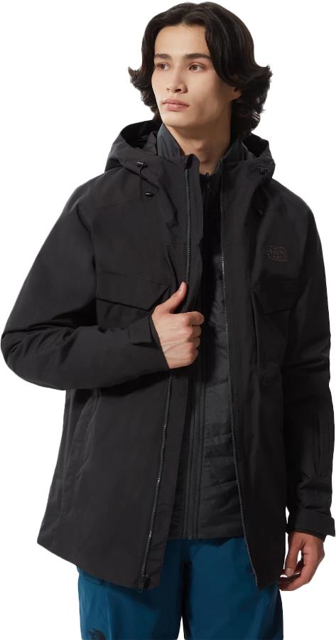 The North Face Fourbarrel Triclimate Snowboard/Ski Jacket, XL Black