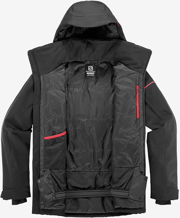 Salomon Stormrace Ski/Snowboard Jacket, M Black