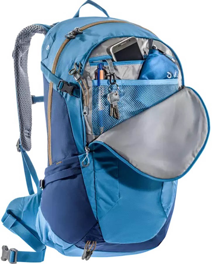 Deuter Futura 24 Daypack Hiking Backpack, 24l Azure/Steel