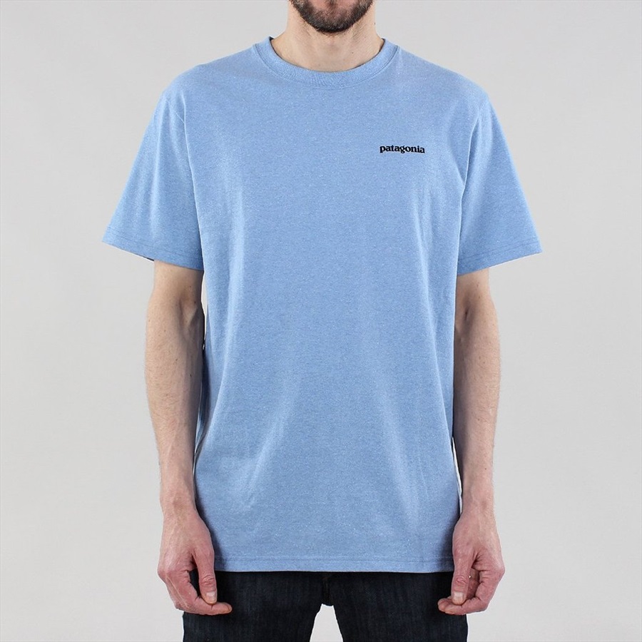 Patagonia Fitz Roy Trout Responsibili-tee T-shirt, S Railroad Blue