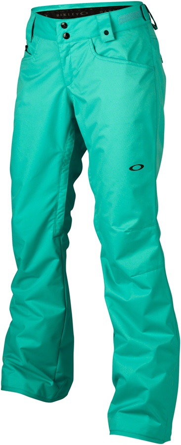 Nube Regresa Turbina Oakley Tango Shell Women's Snowboard/Ski Pants, S, Turquoise