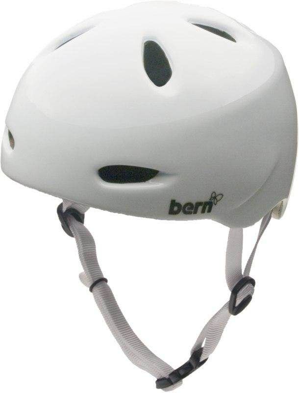 Bern Berkeley Zip Mold Women's Skate/Bike Helmet, XS, Gloss White