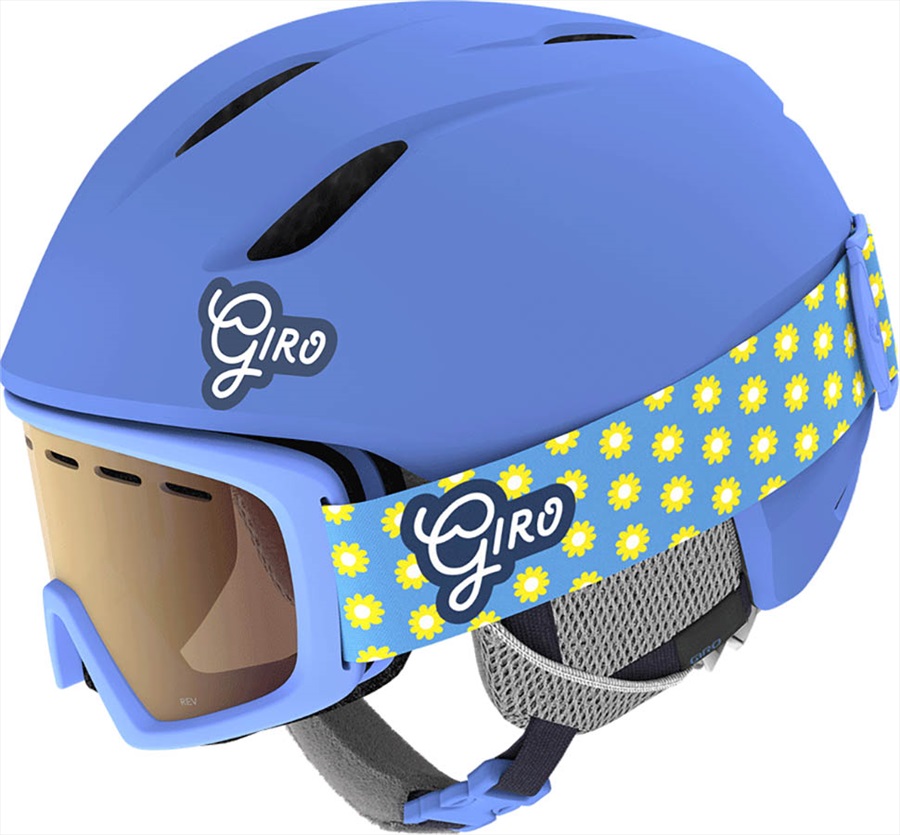 Giro Launch Combo Kids Ski/Snowboard Helmet + Goggles, XS Blue