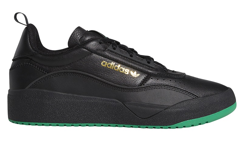 black and green trainers