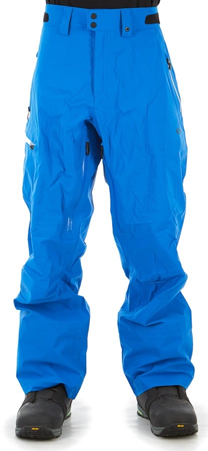 Oakley Snow Shell 3L Snowboard/Ski Pants, XL Electric Blue