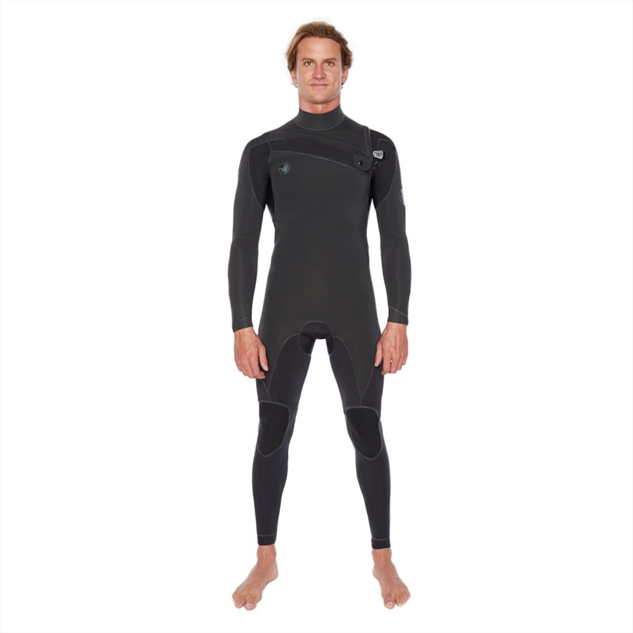 Body Glove Prime 4/3 Slant Chest Zip Surfing Wetsuit, M Black