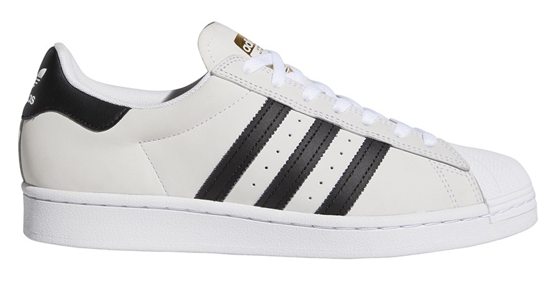 Adidas Superstar Men's Trainers Skate Shoes, UK 7.5 White/Black