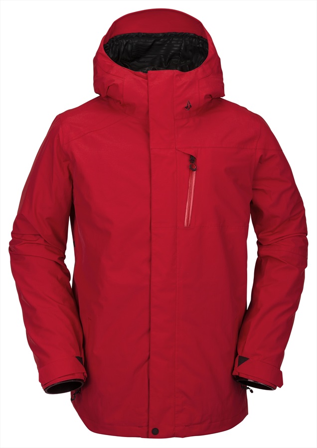 Volcom L Gore-Tex Ski/Snowboard Jacket, M Red