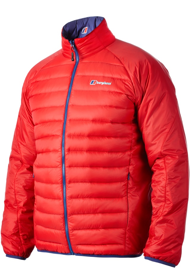 Berghaus Torridon Reversible Down Ski Jacket, XXL, Red/Blue