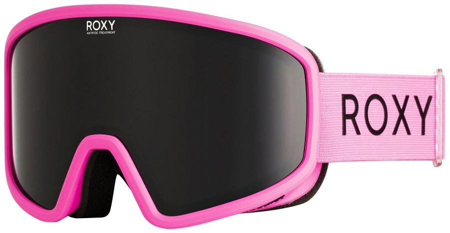 Roxy Feenity Dark Smoke Women's Ski/Snowboard Goggles, M/L Neon Pink