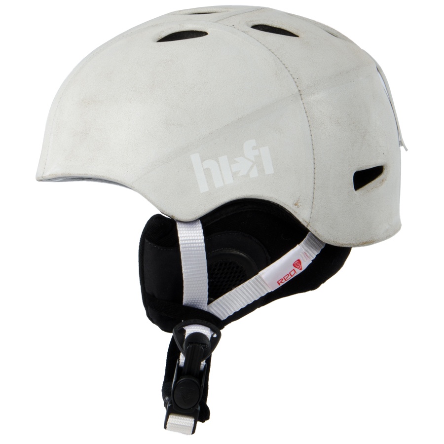 R.E.D. HIFI Women's Snowboard Helmet, XS, White Leather