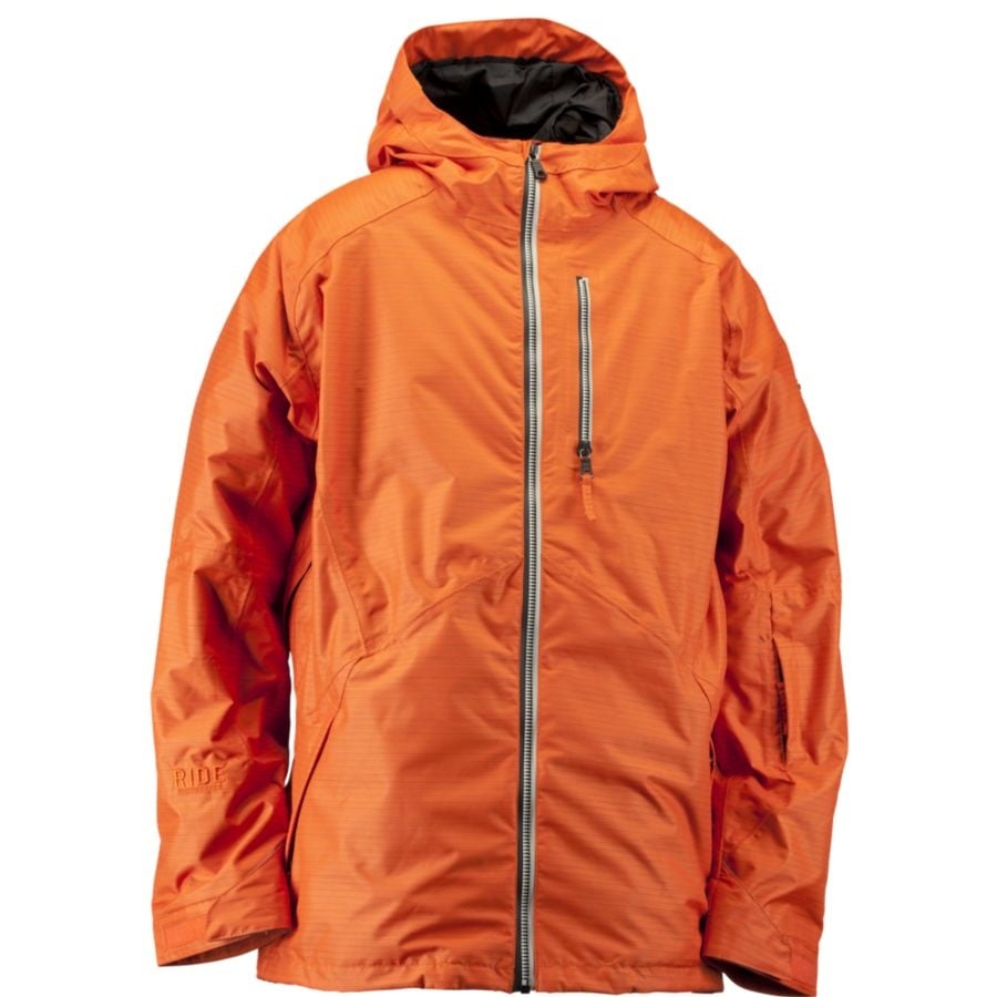 Ride Admiral Men's Ski/Snowboard Jacket, XL, Dark Orange