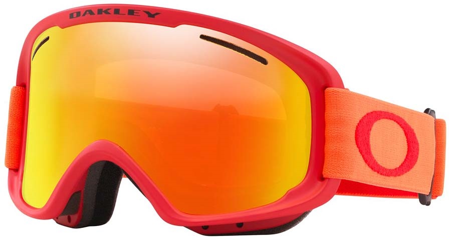 Oakley O Frame 2.0 PRO XM Fire Iridium Snowboard/Ski Goggles, M Neon