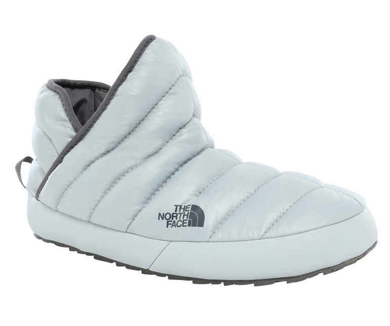 North Face Thermoball Traction Boot Women S Slippers Uk 7 White Grey