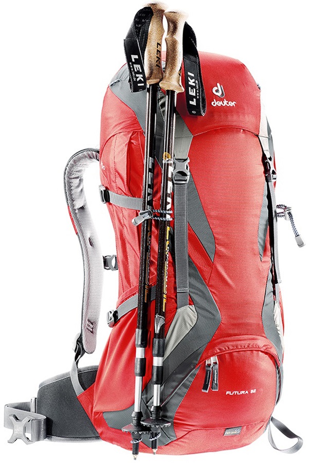 deuter Futura 32 Daypack Hiking Backpack 32L Black/Granite