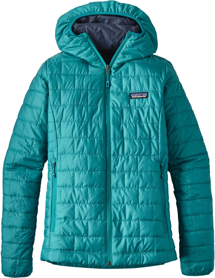 Patagonia Nano Puff Hoody Women's Insulated Jacket, UK 12 Elwha Blue