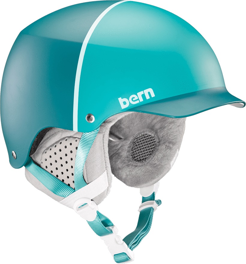 Bern Muse Hard Hat Women's Snowboard Helmet, S Satin Teal Hatstyle
