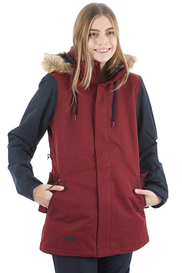 Volcom Fawn Insulated Women's Ski/Snowboard Jacket M Scarlet